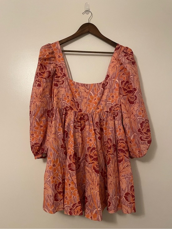 Likely Dresses & Skirts - Likely’s Lori Floral Square-Neck Key Hole Cut Out Mini Cocktail Dress
